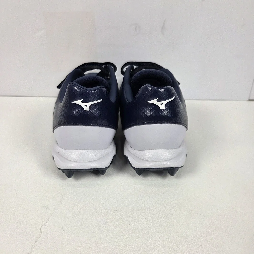 Mizuno Unisex Kids' Wave Select Nine Jr Baseball Cleats Navy/White Size 3